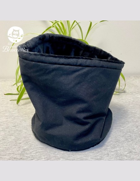 Snood ado adulte noir