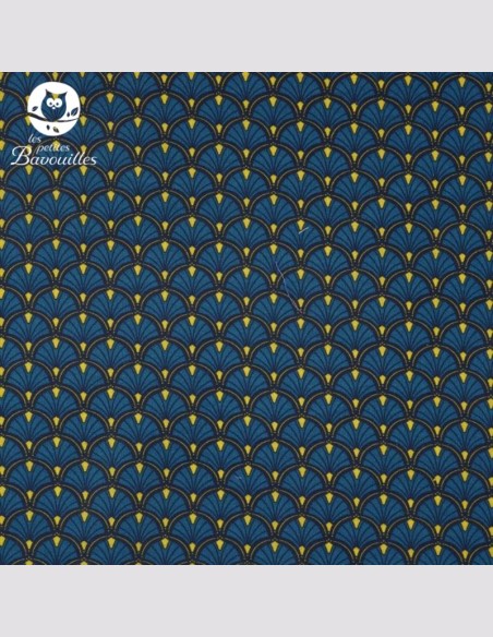 Snood ou tour de cou polaire bleu pétrol