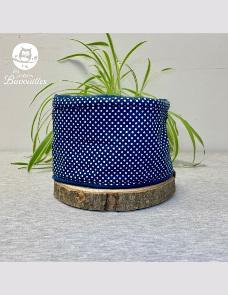 Snood bébé pois marine