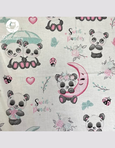 Tissu grand panda