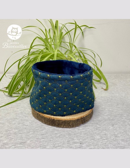 Snood bébé bleu pétrol