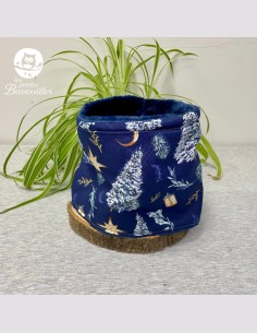 Snood enfant sapin bleu
