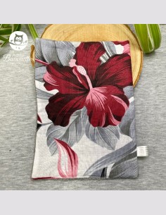 Essuie-tout lavable hibiscus