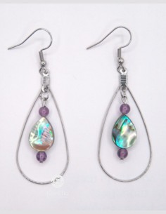 Boucles d'oreilles d'abalone 2
