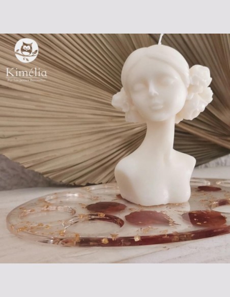 Bougie buste de femme