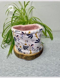 Snood bébé fleur blanche