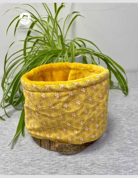 Snood bébé alvéole jaune