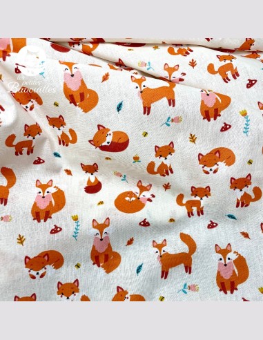 Snood enfant ou tour de cou polaire renard roux