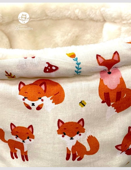 Snood grand enfant renard roux Snood grand enfant renard roux