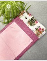 Tapis nomade animaux fleuris