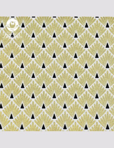 Lot de 3 Bee wrap jaune or alvéole