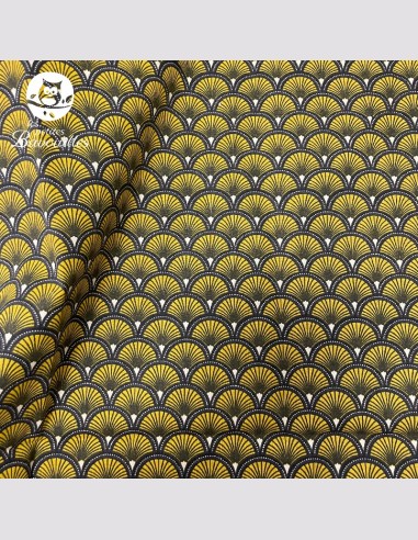 Lot de 3 Bee wrap jaune or alvéole