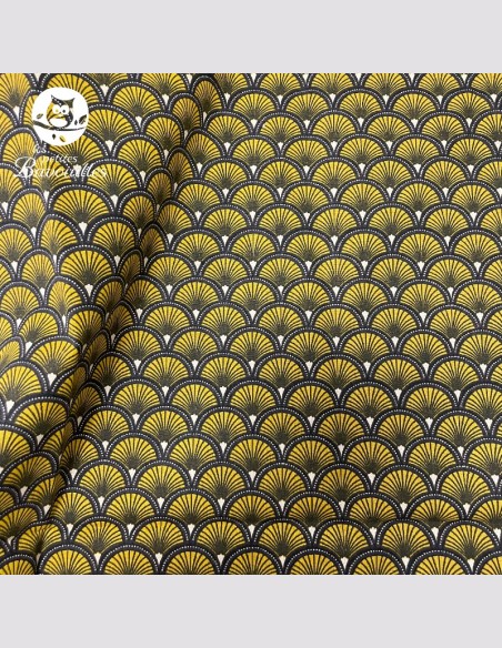 Lot de 3 Bee wrap jaune or alvéole