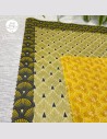 Lot de 3 Bee wrap jaune or alvéole