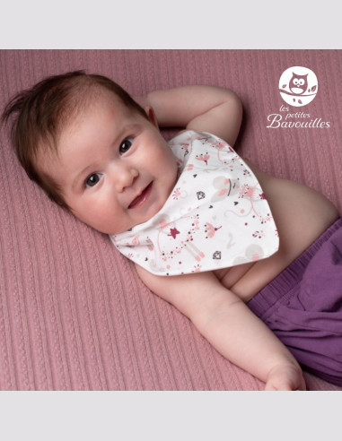 Bavoir bandana imperméable fait main fall