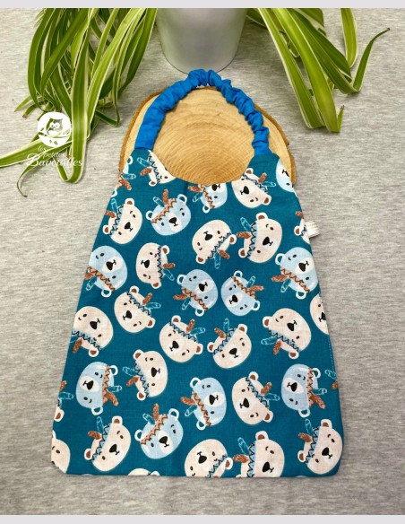 Serviette élastique enfant – Dès 2ans ours plume