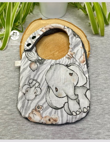 Bavoir naissance - 2ans zoo