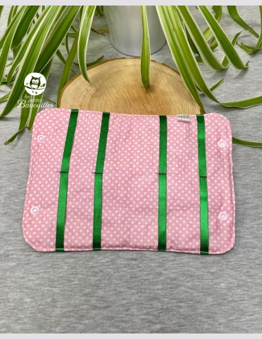 Rangement barrette fleur rose