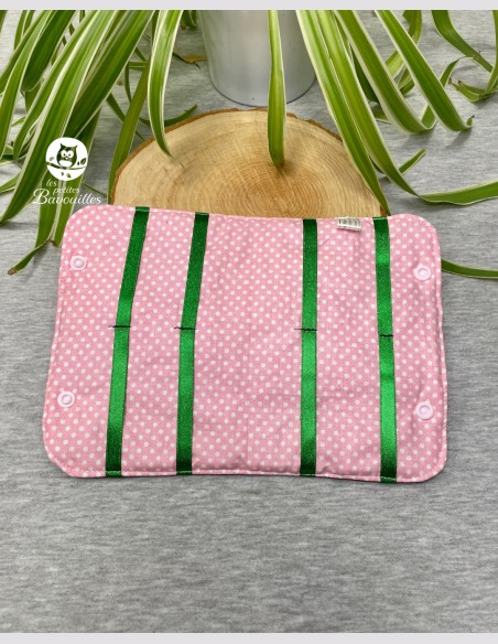 Rangement barrette fleur rose