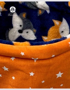 Snood enfant étoile orange