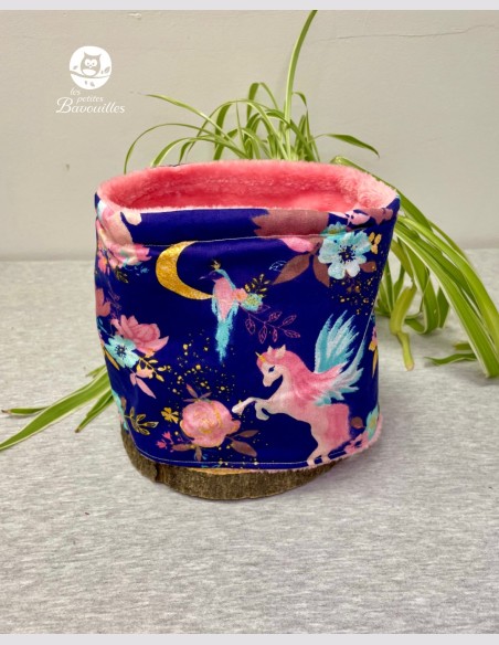 Snood enfant licorne marine