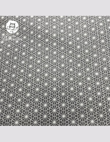 Snood enfant ou tour de cou polaire marguerite grise