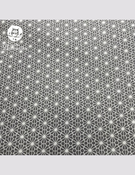 Snood enfant ou tour de cou polaire marguerite grise