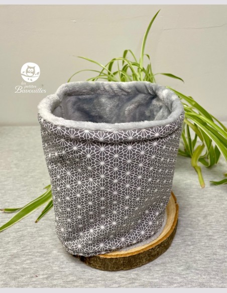 Snood enfant marguerite grise