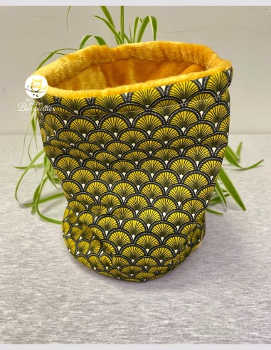 Snood grand enfant paon jaune