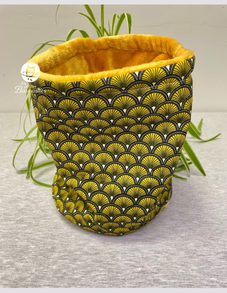 Snood grand enfant paon jaune