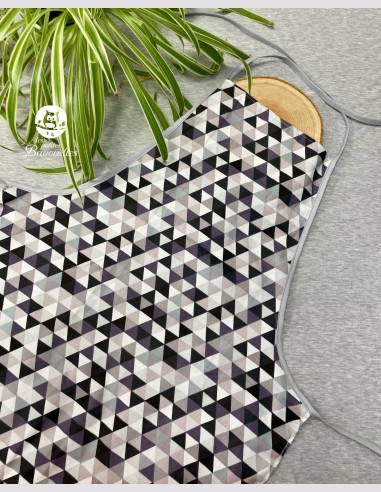 Tablier ado et adulte triangle gris