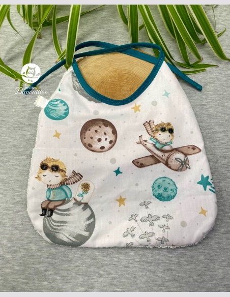 Grand bavoir bébé prince