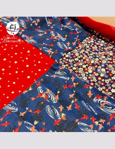 couverture bébé fait main carpe