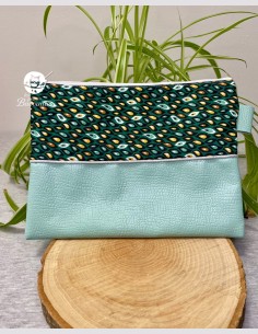 Trousse Mam'Zelle feuille verte