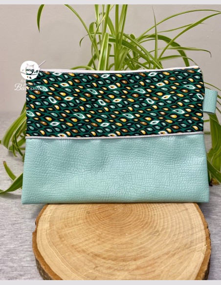 Trousse Mam'Zelle feuille verte