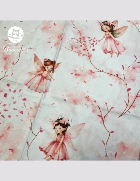 Pochette plate fait main fée