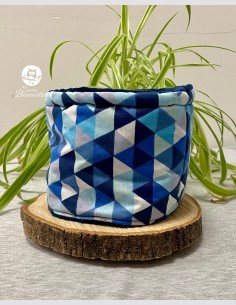 Snood bébé triangle bleu