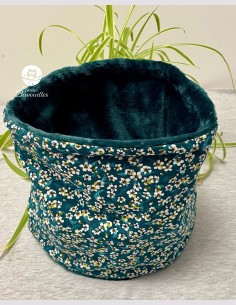 Snood ado adulte fleur verte