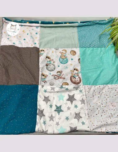 couverture bébé fait main rêve étoilé