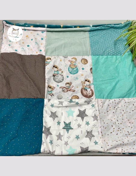 couverture bébé fait main rêve étoilé