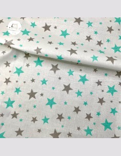 Snood bébé étoile menthe 2