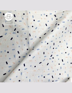 Snood ado adulte paillette bleu et rose 2