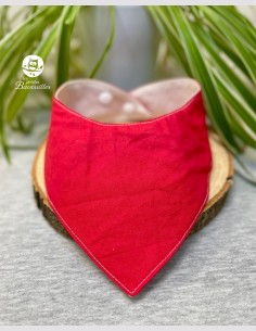 Bavoir bandana imperméable rouge