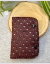Rangement barrette bordeaux