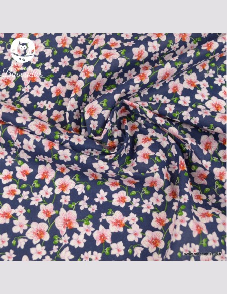 Sac à Cake Artisanal Cousue Main orchidée- Acheter Maintenant