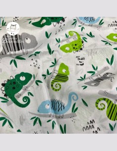 Grand bavoir bébé caméléon 2