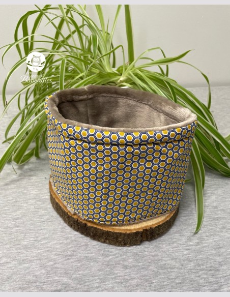 Snood bébé alvéole moutarde