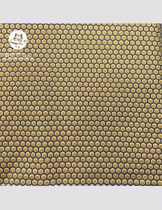 Snood bébé alvéole moutarde 2