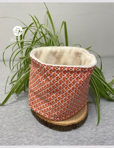 Snood enfant éventail orange