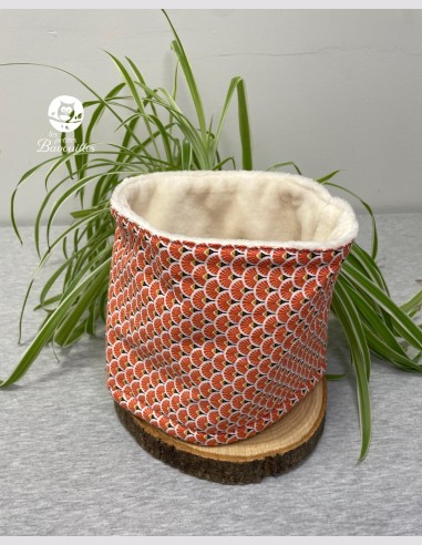 Snood enfant éventail orange